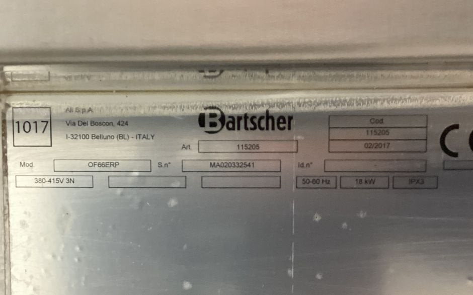 Bartscher dubbelfritös