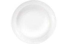 Tallrik djup Ø 21 cm Duro, Förstärkt benporslin,