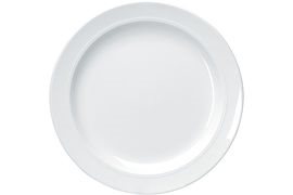 Tallrik flat Ø 23 cm, Melamin,