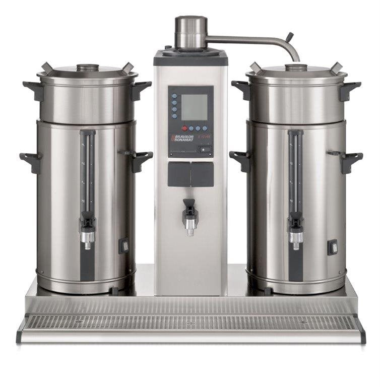 Urnbryggare B20 HW, 2 Behållare, Varmvattenkran, 20 L