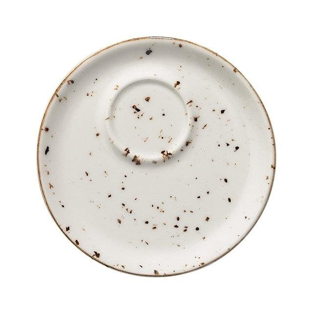 Espresso Cup Saucer 12 cm Grain