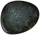 Flat oval tallrik 19cm Cosmos Black