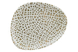 Flat oval tallrik 19cm Lapya Wood