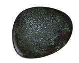 Flat oval tallrik 33cm Cosmos Black