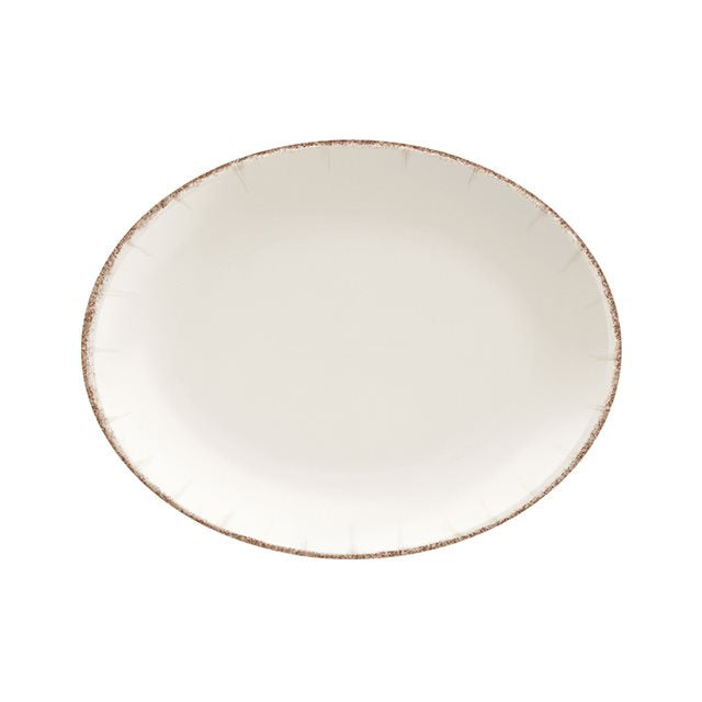 Grilltallrik oval 31x24cm Retro