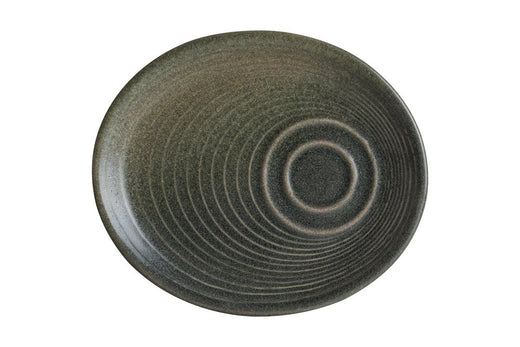 Hornfels Ripple Breakfast Plate 20*17 cm