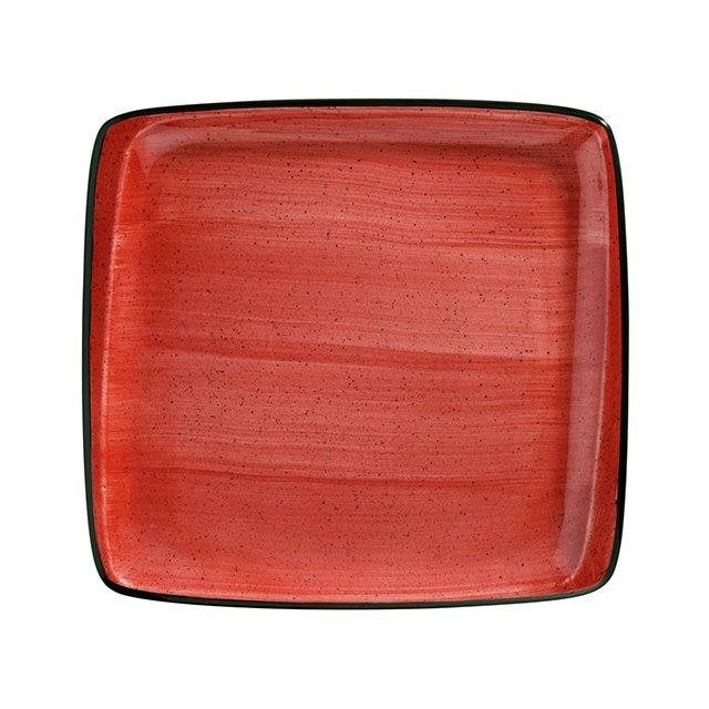 Moove 15 x 14 cm Rectangular Plate Passion