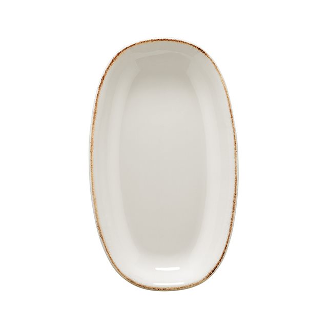Oval Tallrik 15x8,5cm Retro