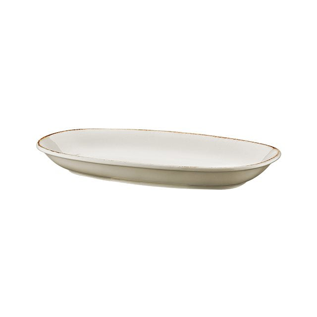 Oval Tallrik 29x17cm Retro