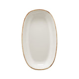 Oval Tallrik 33x19cm Retro