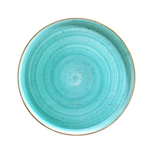 Pizza tallrik/fat D32cm Aqua