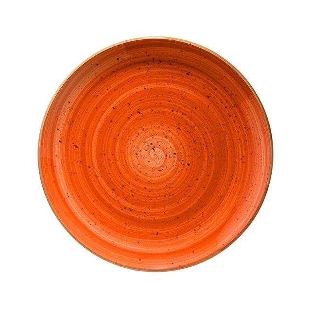 Tallrik flat D21cm Terracota