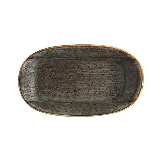 Tallrik Oval 24x14cm Space