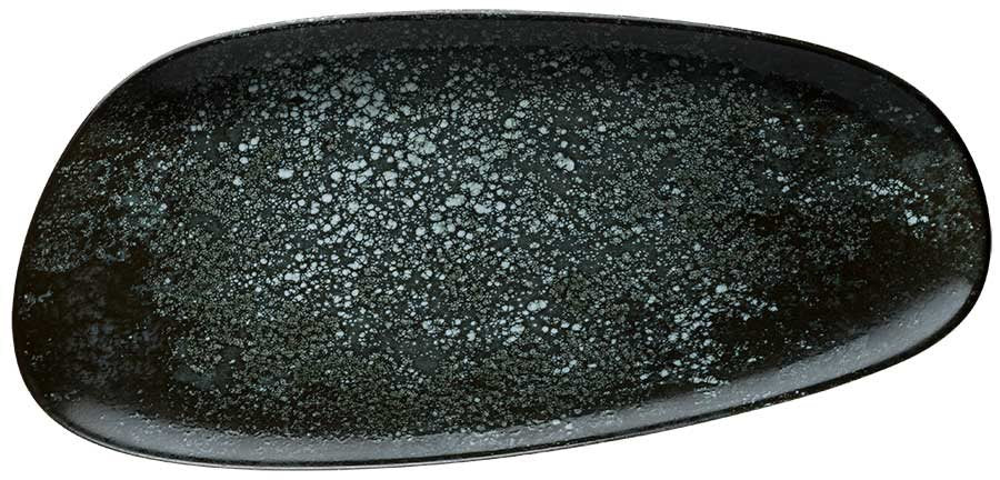 Tallrik rektangulär 36cm Cosmos Black