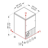 Ismaskin, CB 249 HC B-QUBE, 29 kg/dygn