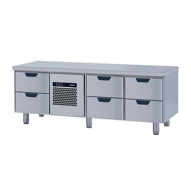 Grillkylbänk GNL 1660, 2+2+2 Lådor