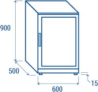 Barkyl BBA 148, 1 dörr