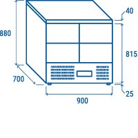 Kylbänk CRD 94A