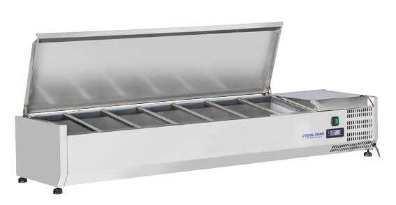 Kylränna Rostfri topp, 1/4 GN, VRX 15 / 33SS
