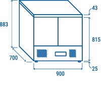 Saladette CR 90A