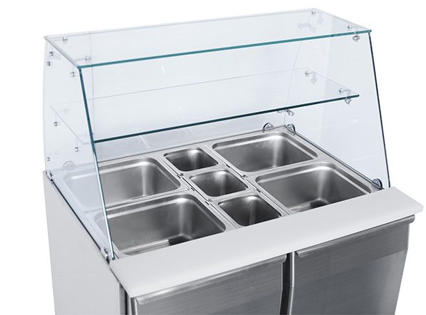 Saladette CRQ 90A, Glasöverdel