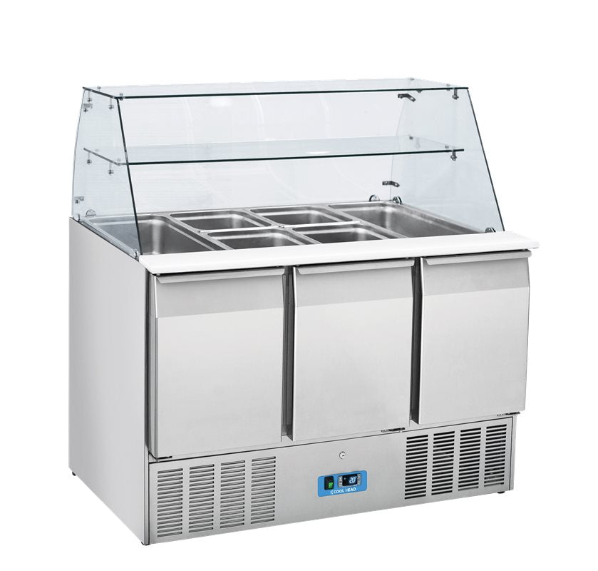Saladette CRQ 93A, Glasöverdel