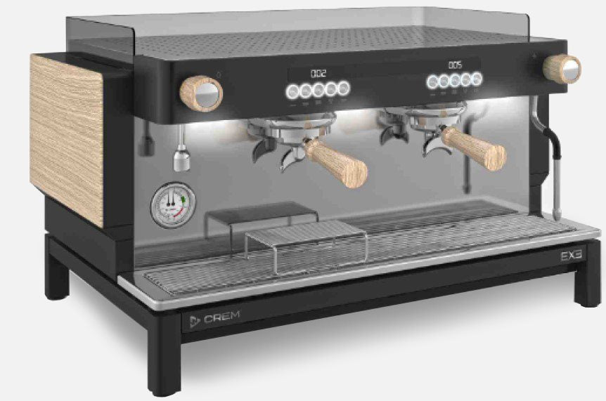 EX3 Espressomaskin, MAXI 2GR 1B, OAK BLACK