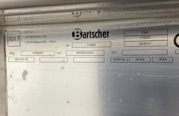Dubbelfritös Bartscher
