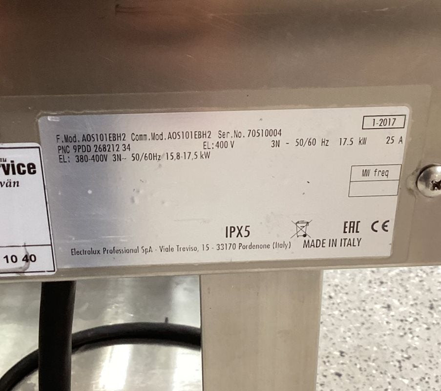 Electrolux air-o-steam