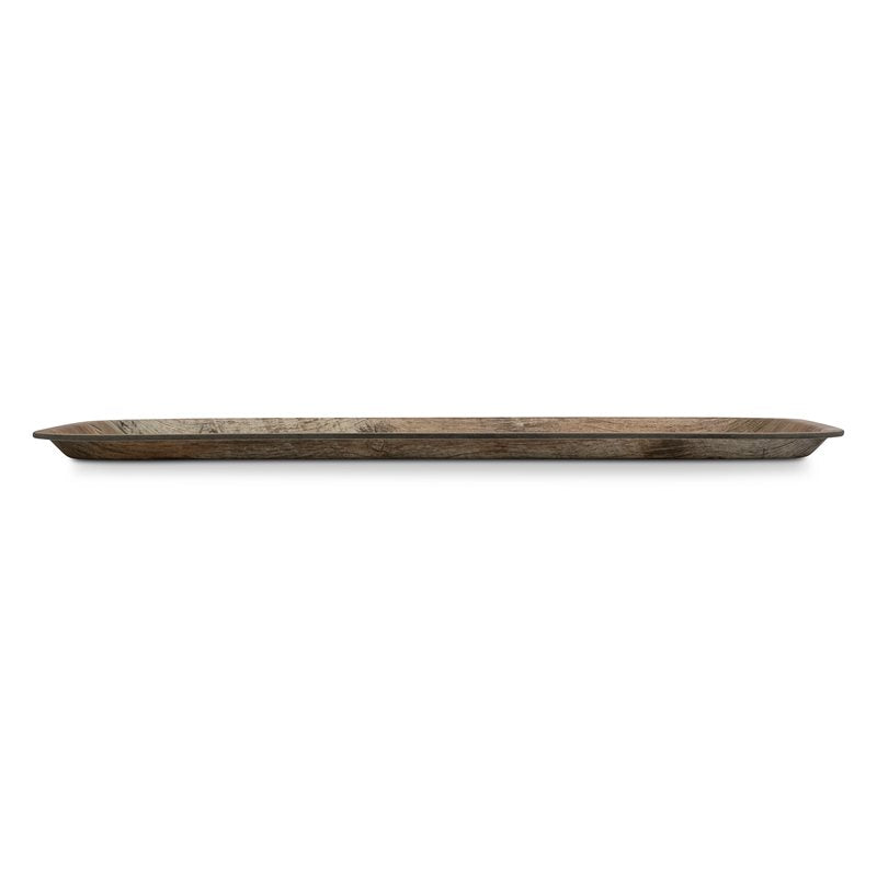Bricka 43x33 cm mörk