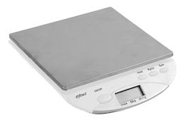 Digital köksvåg 6 kg/1 g, Drivs med 1st 9V batteri, ingår ej, vit