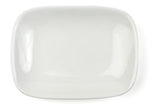 Fat 11x8 cm, rektangulärt, Förstärkt benporslin,