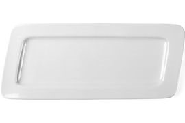 Fat 31x13 cm, rektangulärt, Förstärkt benporslin,