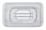 GN lock 1/9 transp, Klar polykarbonat