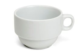 Kaffekopp 18 cl Paris, Fältspatporslin, stapelbar,