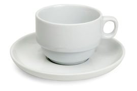 Kaffekopp 18 cl Paris, Fältspatporslin, stapelbar,