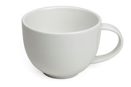 Kaffekopp 22 cl Zeus, Förstärkt benporslin,