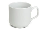 Mugg 24 cl Palma Vit, Fältspatporslin, stapelbar,