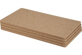 Planksteksunderlägg , Kork