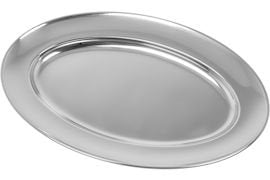 Serveringsfat 35x22,5 cm, ovalt, Rostfritt 18/8