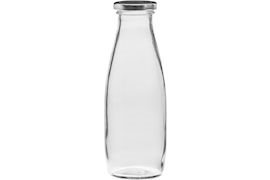 Serveringsflaska 0,5 L, Med skruvlock i metall