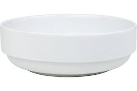 Skål Ø 20 cm, Fältspatporslin, stapelbar