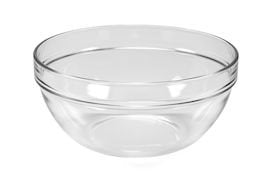 Skål Ø 23 cm, stapelbar, Härdat glas, 2,9 L,