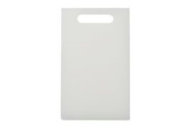 Skärbräda 24x15 cm Vit, Med handtag, HDPE plast