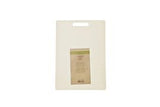 Skärbräda 35x26 cm Vit, Med handtag, HDPE plast