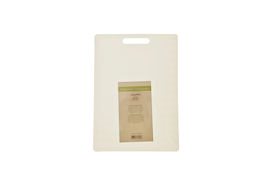 Skärbräda 35x26 cm Vit, Med handtag, HDPE plast