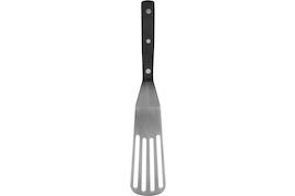 Stekspade 28 cm, perforerad, Rostfritt 18/0 med skaft i POM