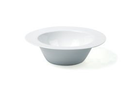 Tallrik djup Ø 18 cm Zeus, Förstärkt benporslin,