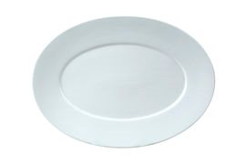 Tallrik flat 35x25,5 cm Zeus, Förstärkt benporslin,