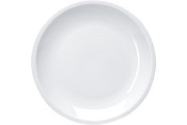 Tallrik flat Ø 24 cm Pegasus, Fältspatporslin,